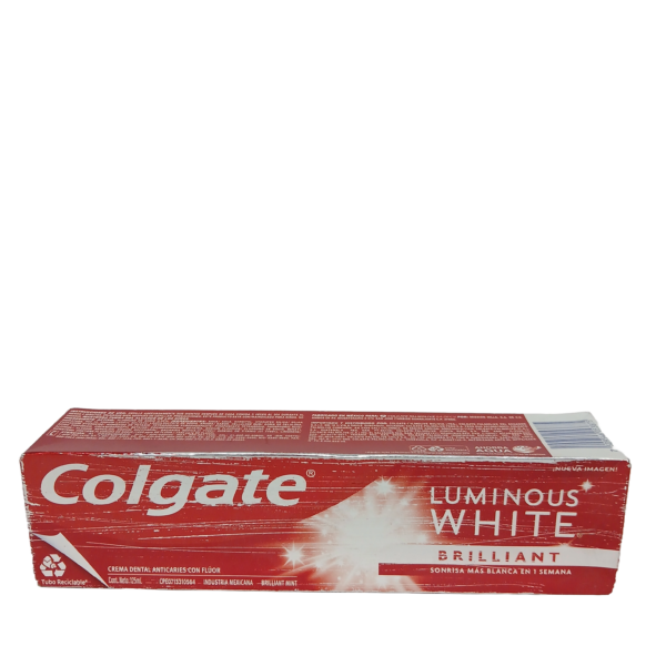 Crema dental Colgate Luminous White 90ml
