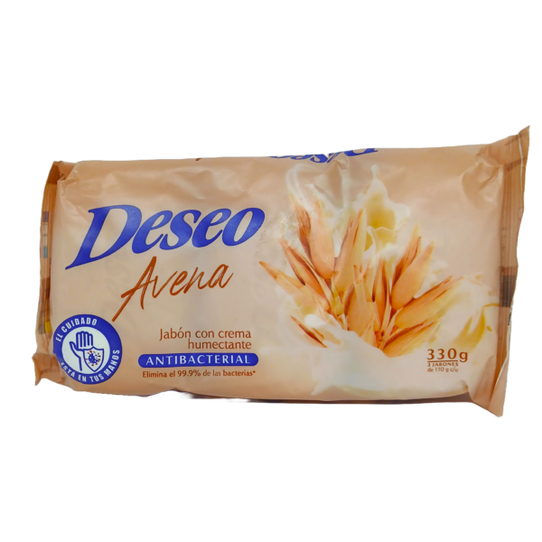 Jabón Deseo Avena 330g x 3 unidades