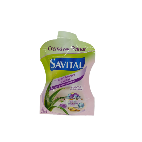 Crema para Peinar Savital Fuerza Extraordinaria 22ml