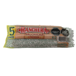 Salchicha Ranchera Premium 5 unid