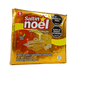 galletas saltin noel taco queso y mantequilla
