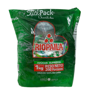 Azúcar suprema Riopaila stick pack 200 porciones 1kg