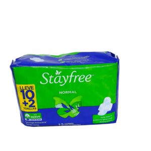 Toallas higienicas Stayfree 12 unid