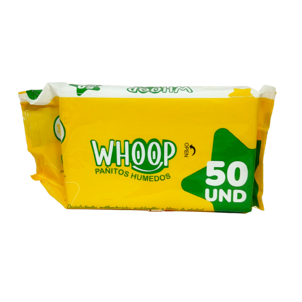 Pañitos Whoop 50 unid